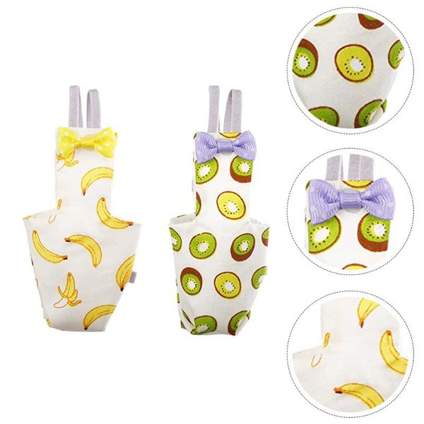 

other bird supplies 2pcs breathable pet diapers cartoon parrot flying clothes