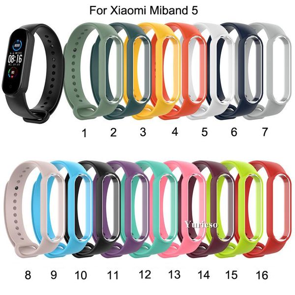 Xiaomi Mi Band 5 Correa Bilezik için MIBAND 5 Silikon Spor Bileklik Watchband Strap Mi Band 5 Bilezik Fabrika Sıcak Ucuz