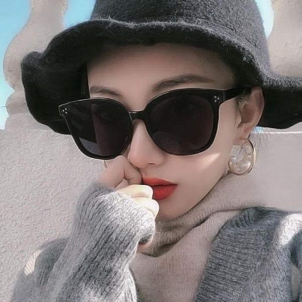 

sunglasses korean fashion women's square 2021 classic cat eye lady vintage sun glasses shades for women uv400, White;black