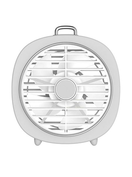 

charging fan brushless motor electric without battery mini cooling desk table with night light removable mesh cover fans