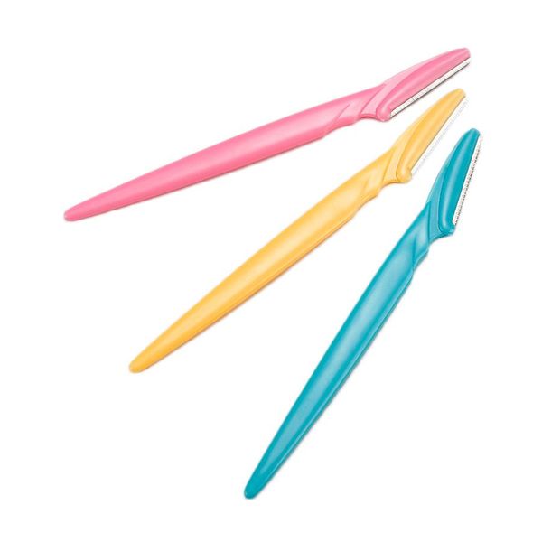 

eyebrow knife eyebrow razor facial remover shaver makeup eyebrowsepilator sourcil hair removal blades brow trimmer