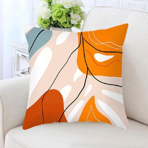 

pillow case geometric pillowcase decorative cushion for sofa diy car decoration home soft chair throw cover printed q5v2