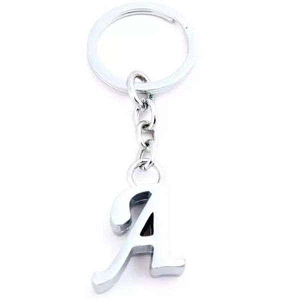 Alphabet Englische Buchstaben Initial Charms Schlüsselanhänger Schlüsselanhänger Hochzeit Geburtstag Party Gefälligkeiten und Geschenke kostenlos