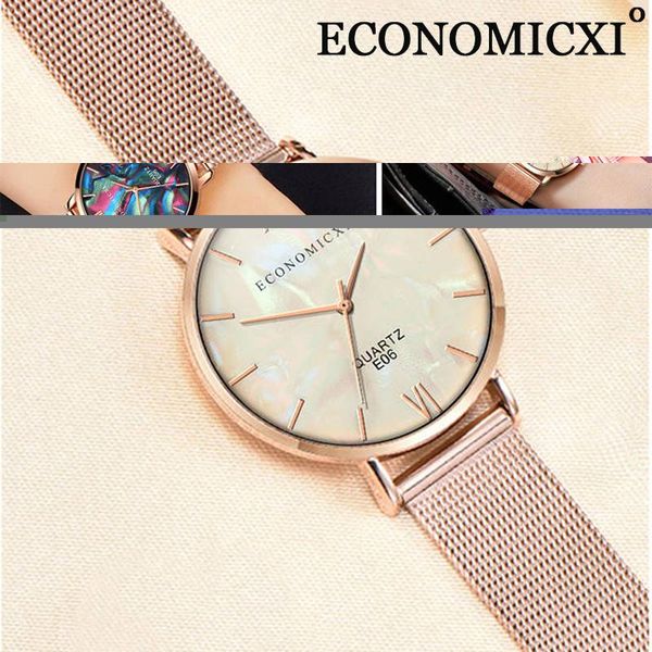 

wristwatches abstract pattern women watches trend leisure business art quartz stainless mesh strap wristwatch clock gift relogio feminino, Slivery;brown