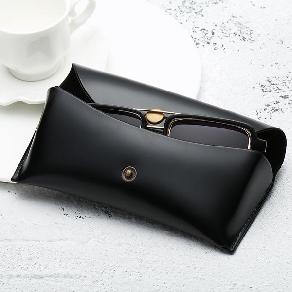 

other fashion accessories men and women black ppc glasses bag large frame storage box portable snap design sunglasses case unisex, Silver