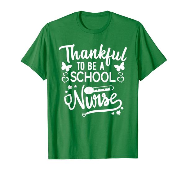 

Nurse Thanksgiving and Fall Thankful To Be A School Nurse T-Shirt, Mainly pictures