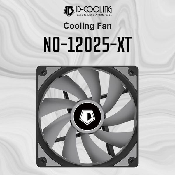 

fans & coolings id-cooling 120mm computer cpu cooler dc12v1800rpm chassis radiator mute power fan