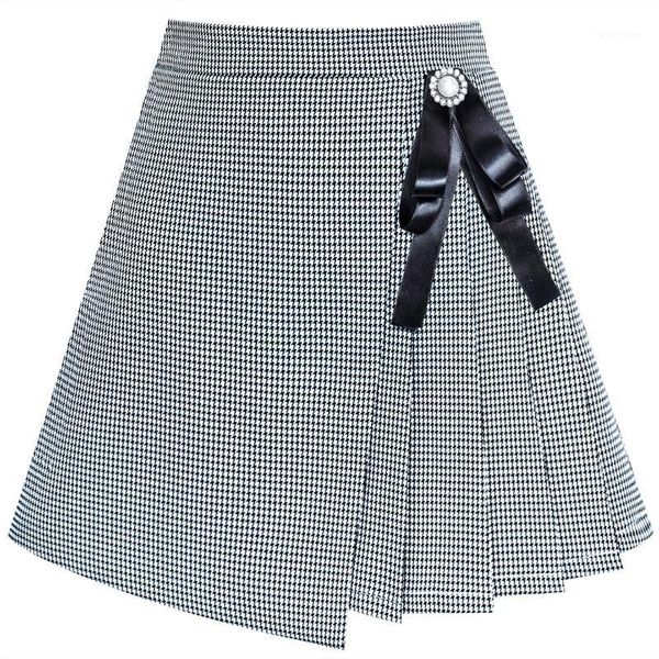 

skirts girls skirt pleated plaid black white back school uniform 2021 summer princess wedding party girl clothes pageant1, Blue
