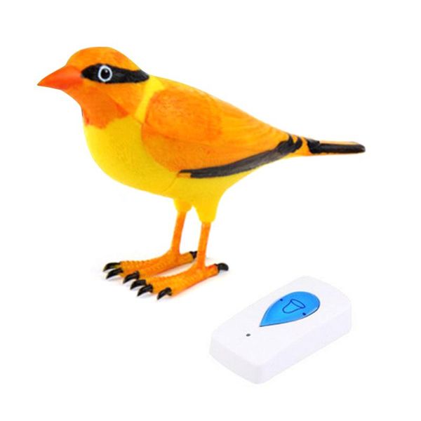 

other door hardware wireless digital jingle bell battery powered simulation bird sound home remote control chime doorbell