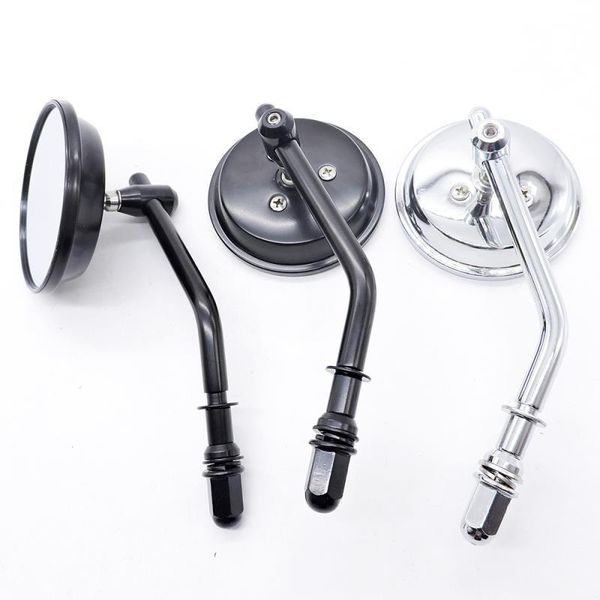 

motorcycle mirrors universal circular mirror scooter e-bike rearview electromobile back side 8mm 10mm
