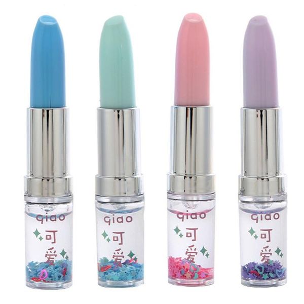 

gel pens 1 pc creative pen lipstick shape glitter quicksand 0.5mm signature stationery accessories school office supplies