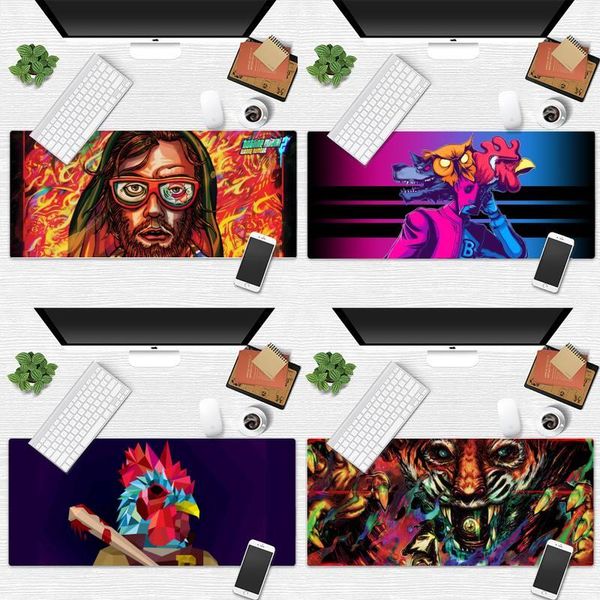 

mouse pads & wrist rests line miami diy design pattern game large mousepad desk table protect office work mat pad non-slip lapcushion