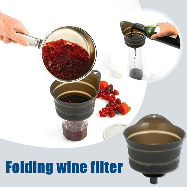 

coffee filters red wine folding funnel leakage for family party bar leak stainless steel oil filter kitchen cook barware tools