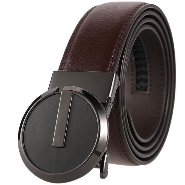 

belts bule belts men's leather auto business ly36-0004-1, Black;brown