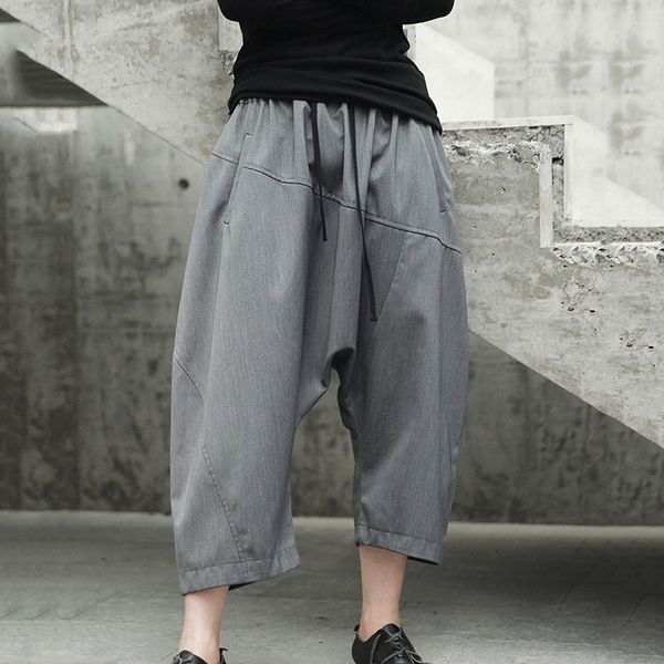 

capris cross-pants pants fashion high-quality wild woman 2021 spring color ankle-length pocket tweaks, Black;white
