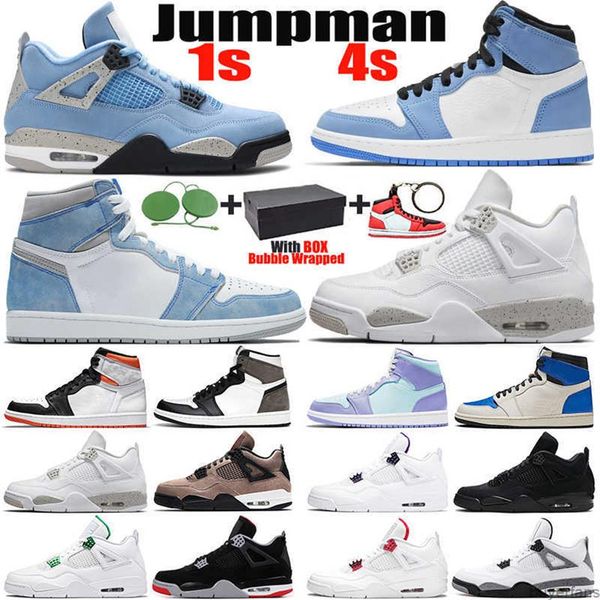 

shoesbasketball shoes 1s hyper royal court purple university blue 4s black cat jumpman 1 red 4 white oreo men women sports sneakers 36-46a06