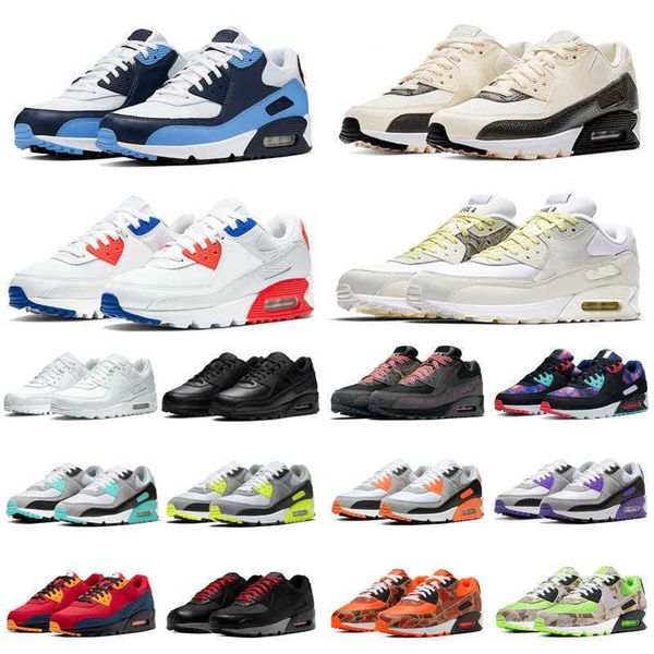 

unc 90 mens running shoes 90s men women trainers sports sneakers triple white black red pale ivory p blue camo london grey bred cny