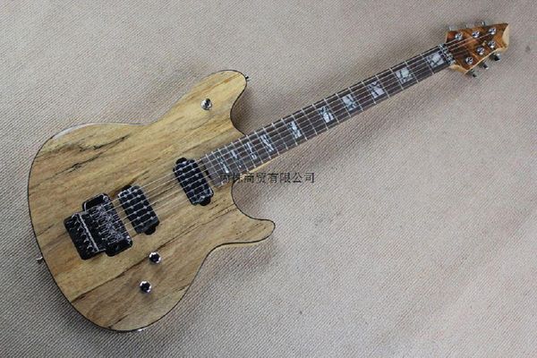 

shipping solid wood body burlywood electric guitar with floyd rose tremolo @31