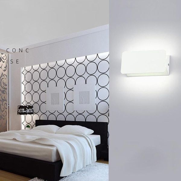 

wall lamp simpal modern simplicity decorbedroom bedside led aisle sconce revolving indoor entrance light fixture