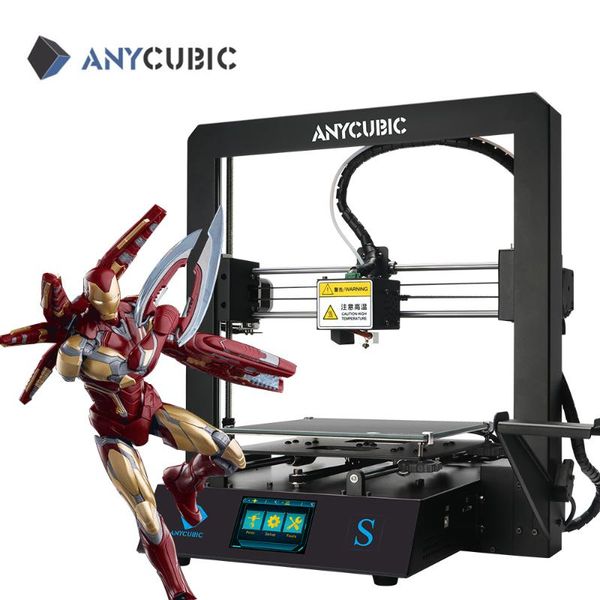 

printers anycubic 3d printer mega s diy kit tft touch screen high precision print pla printing 1.75mm filament