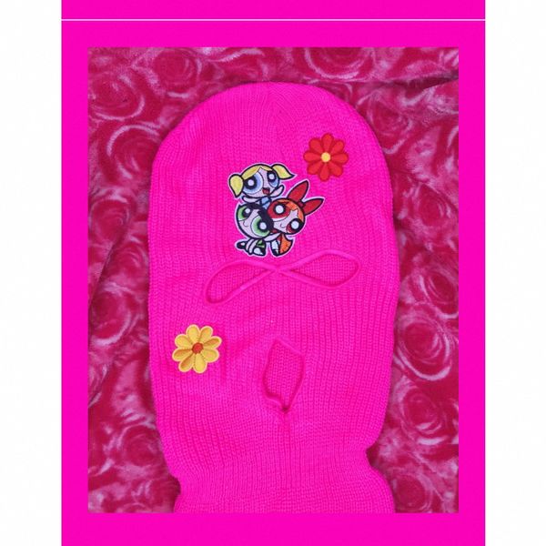 

aesthetic hat y2k masked hat harajuku hat kawaii gothic punk masked dark hats street masked hip hop hatg, Blue;gray