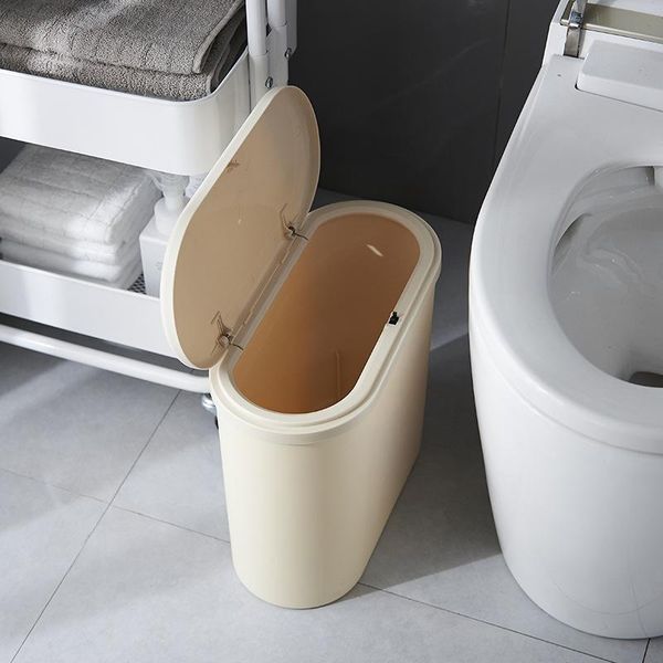 

waste bins nordic trash can household living room bedroom press type kitchen bathroom creative large size paper basket with lid