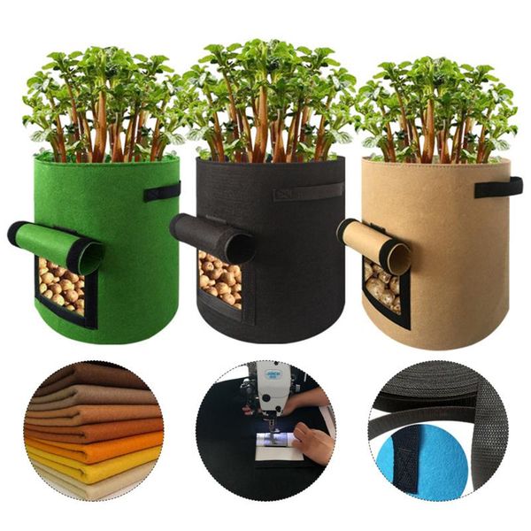 

planters & pots home garden high-quality plant grow bags durable gardening potato greenhouse vegetable growing bag planting seedling