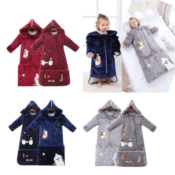 

baby sleeping bag with pillow warm lined winter long sleeve bags