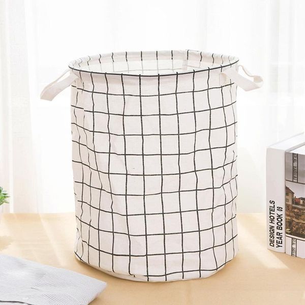 

laundry bags folding basket cartoon storage barrel standing toys clothing bucket organizer holder pouch household