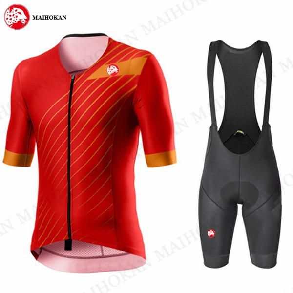 

maihokan cycling jersey man mountain bike clothing quick-dry racing mtb bicycle clothes uniform breathale wear sets, Black;blue