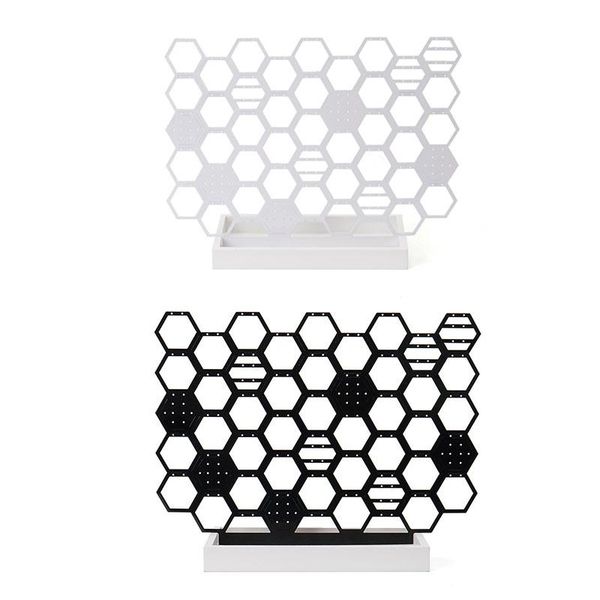 

chopsticks honeycomb jewelry organizer and earring display stand, earrings holder storage rack