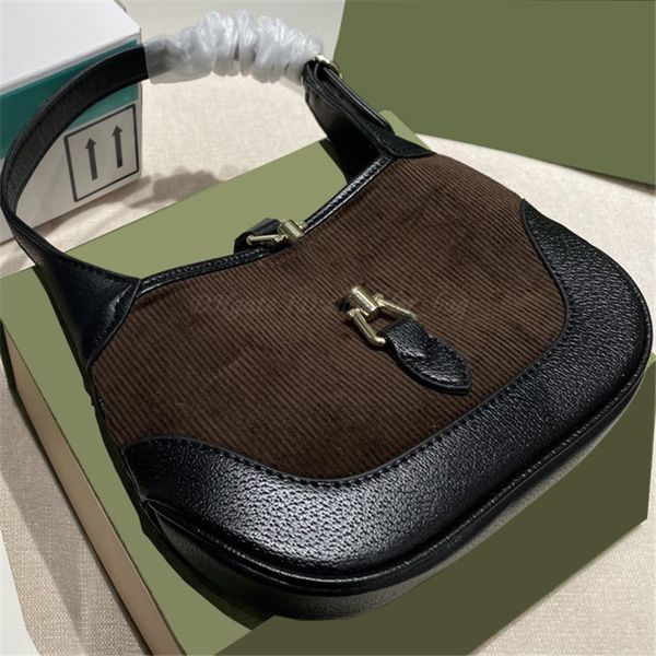 

shoulder designer bags handbag crossbody half moon bag hobos patchwork wallet purses totes velvet underarm double letters stripes women luxu