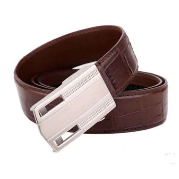 

belts linshe real crocodile automatic buckle the belt leisure men male, Black;brown