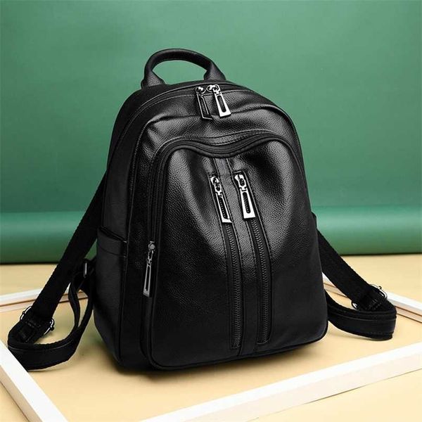 

women backpack fashion student leisure bag shoulder pack 's daypack rucksack bagpack for 211215