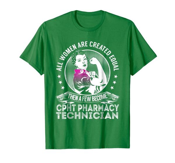 

men's t-shirts become cpht pharmacy technician job title tshirts, White;black