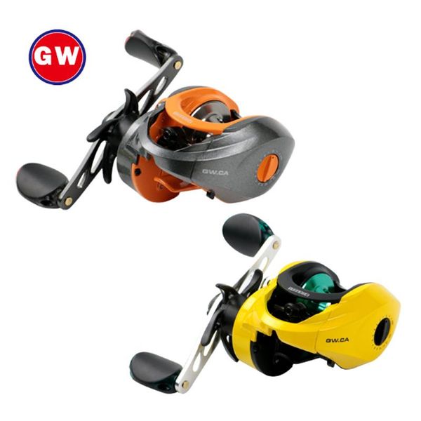 

baitcasting reels obsession bass reel 6.1:1 dual brake system freshwater 7kg max drag 8+1bb left right hand fishing coil tackle