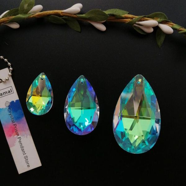 

chandelier crystal camal 2pcs 28/38/48mm ab color waterdrops k9 pendant prisms suncatcher lamp lighting parts hanging craft diy