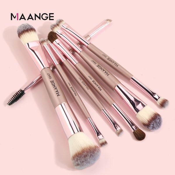 

7pcs double-headed makeup brushes tool set cosmetic powder eye shadow foundation blush blending beauty make up brush tools