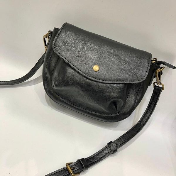 

evening bags retro genuine leather crossbody for women small shoulder bag designer handbags flap female purses