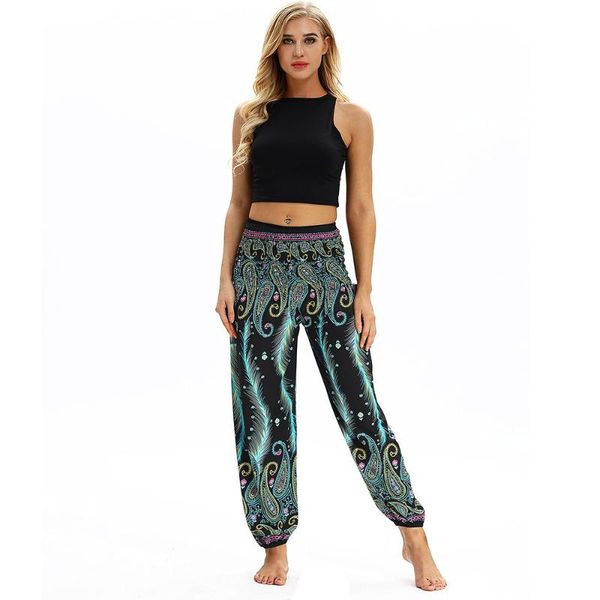 

women's pants & capris soft printing ladies women long loose baggy harem sport plus size trousers summer slight #3, Black;white