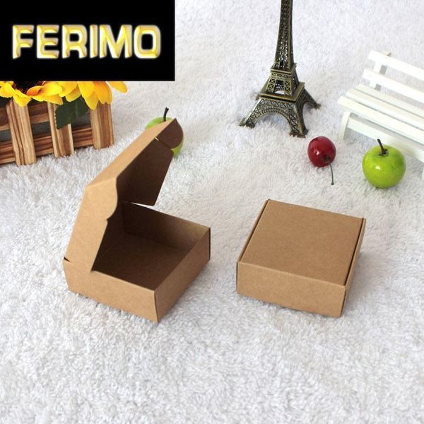 

natural kraft paper gift packaging box,small craft box folding paper,brown handmade soap cardboard box11