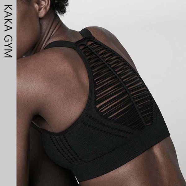 

gym clothing seamless sports bra running back sexly yoga with removable pads brassiere sport woman fitness activewear, White;black