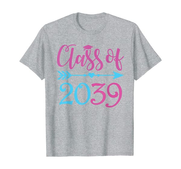 

class of 2039 last day of school shirt funny graduation gift, White;black