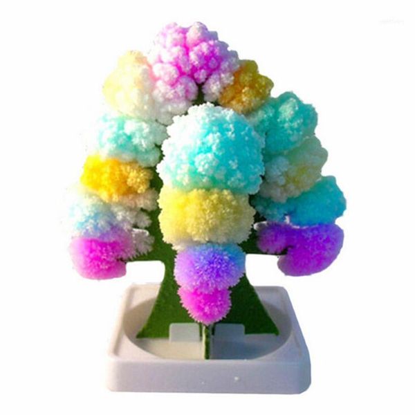 

christmas decorations paper tree flowering toy creative colorful magic crafts gift random colors home decoration 40jul151