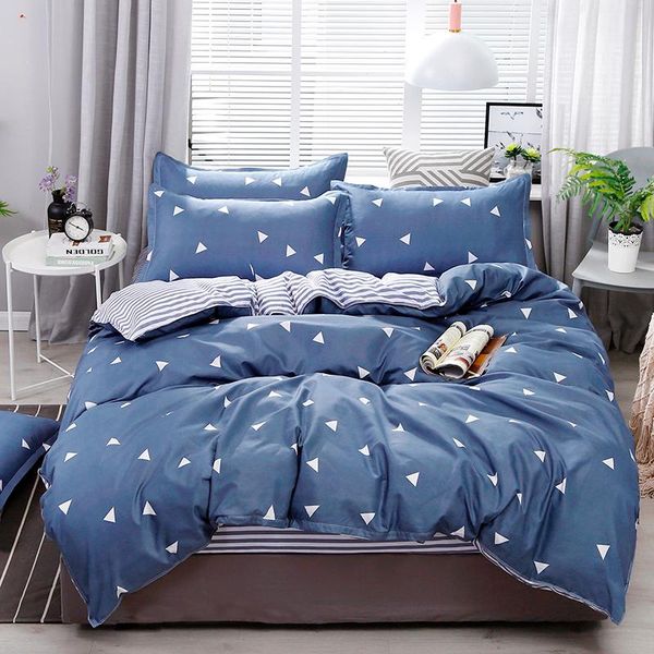 

bedding sets 2021 home textile constellation galaxy bed linen 3/4pcs duvet cover pillowcase sheet boy girl kid teens stripe