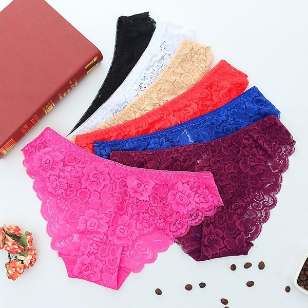 

women's panties panties, lace temptation, low-waist jacquard-wrapped briefs, transparent butt-lifting, Black;pink