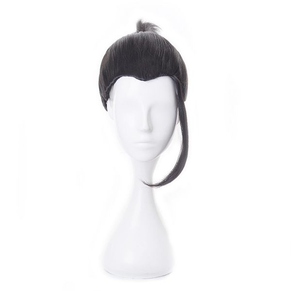 

anime jujutsu kaisen cosplay getou suguru wig jujutsu kaisen geto suguru black 2 styles hair halloween party men role play wig