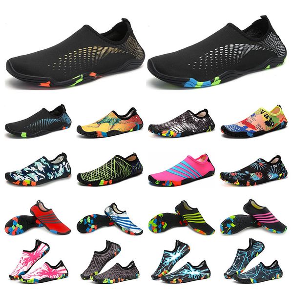 

men swimming diving outdoor beach shoes soft-soled creek sneakers black red barefoot skin snorkeling wading fitness women trainers