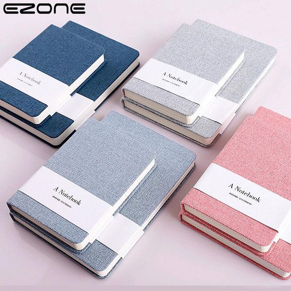 

ezonecloth cover notebook traveler journey notepad office metting memo book office&school supplies stationery notepads, Purple;pink