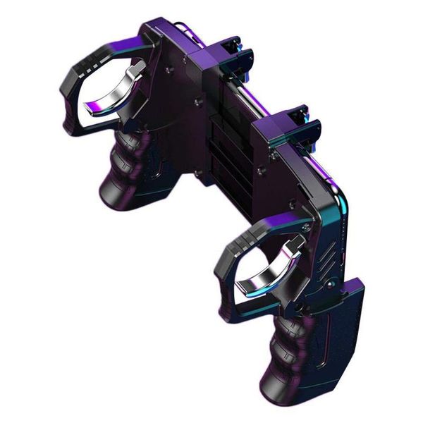 

game controllers & joysticks k21 4 finger linkage handle peace elite button controller for pubg rules of survival trigger joystick gamepad